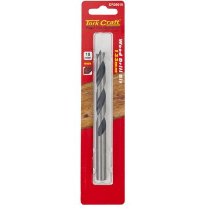 Drill Bit Wood 10.0mm X 133mm 1/card