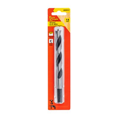 Drill Bit Wood 12.0mm X 150mm 1/card