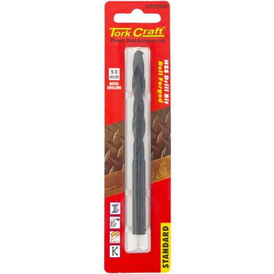 Drill Bit Hss St&ard 9.0mm 1/card