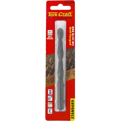 Drill Bit Hss St&ard 9.5mm 1/card