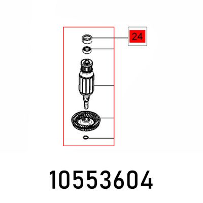 Rotor-set Mx 1200/2 E Ef Et-bg