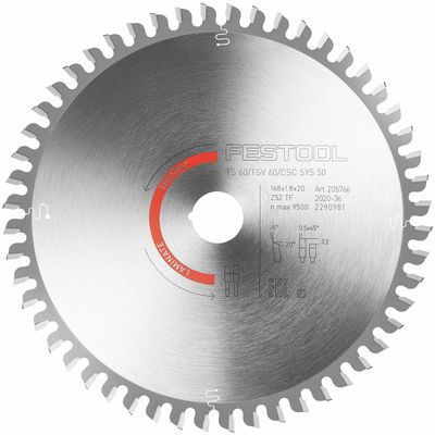 Saw Blade H 168x1.8x20 Tf52