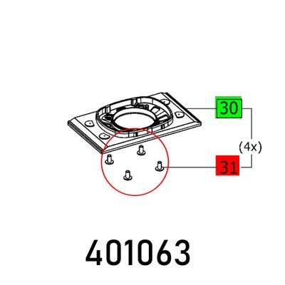 C-h Screw M4x8 10.9 Verz. Pr30