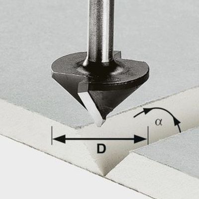 Cutter - V Groo Hw D32-90grad
