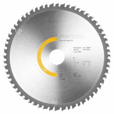 FESTOOL HW 216x2,3x30 W48 Wood Fine Cut Saw Blade 216mm 48T