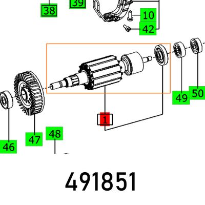 Armature 230v Ps 300 Eq