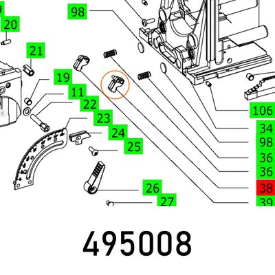 Foldaway Stop Df 500 Q Links