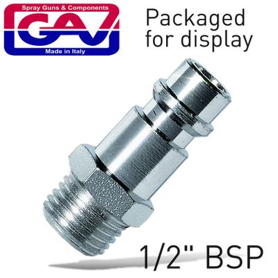 Coupler Insert 1/2'm Packaged
