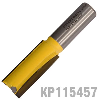 Straight Bit 5/8'(15.9mm) X 1 1/2'(38.1mm) Cut 2 Flute With Bottom Cut