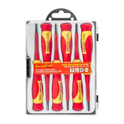 6pc Precision Electronic Insulated Screwdriver Set