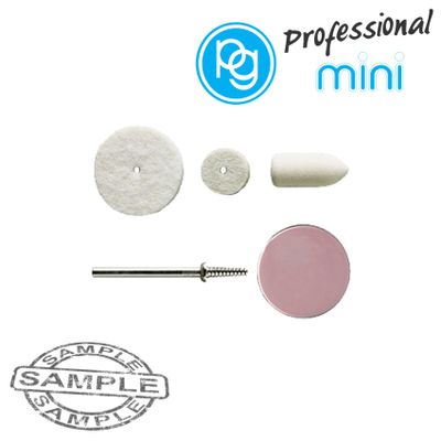 Assorted Felt Polish .s.3pcs +m&rel+polishing Paste Kit