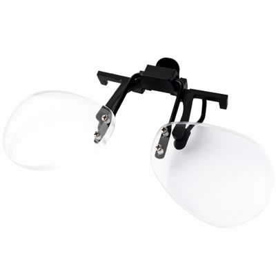 Flip & Focus Clip On Magnifier (2.5) In Plastic Sleeve