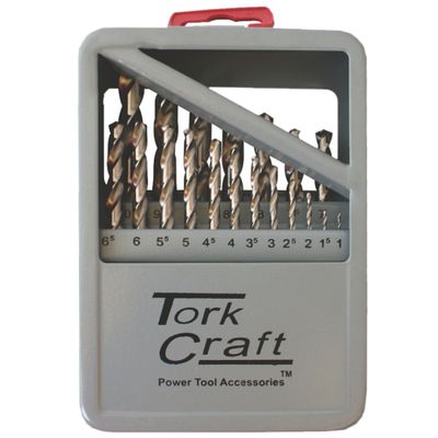 Drill Bit Set 19pce Hss Ground Bright Finish