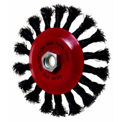 Tw.wire Con. Wheel Brush 100mm