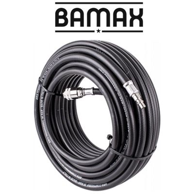 Rubber Air Hose 8mmx20m W.quick Coupler Bx15813r20