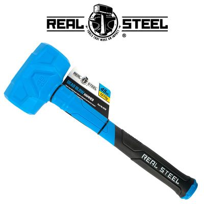 Hammer Dead Blow 1.27kg 45oz Graph. H&le REAL STEEL