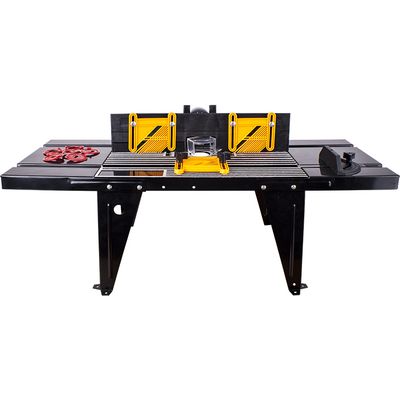 TORK CRAFT Router Table With Fence & Feather Board -16cm Base Routers