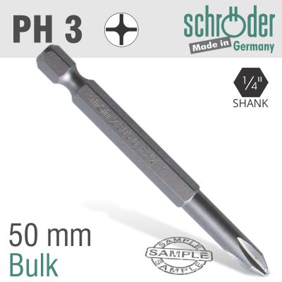 Phillips No.3 X 50mm Classic Power Bit