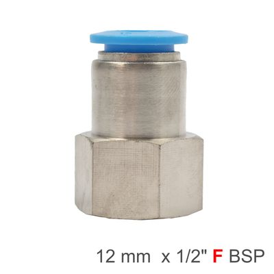Pu Hose Fitting Straight Stud 12mm-1/2 F