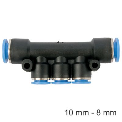 Pu Hose Fitting Manifold 10mm-8mm