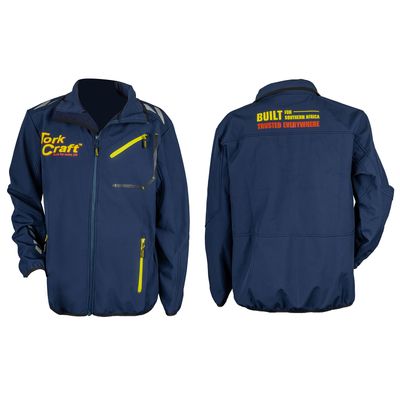 Unisex Soft Shell Jacket Blue - Medium