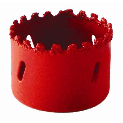 Hole Saw Carbide Grit 70mm - Red