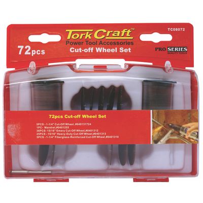 Mini Rotarty Cut-off Wheel Set 72 Pce