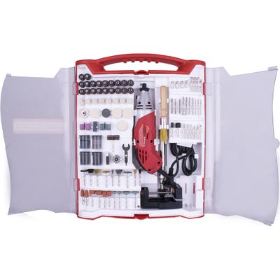 Rotary Tool 170w Accessory Set 245pc With St& & Flex Shaft