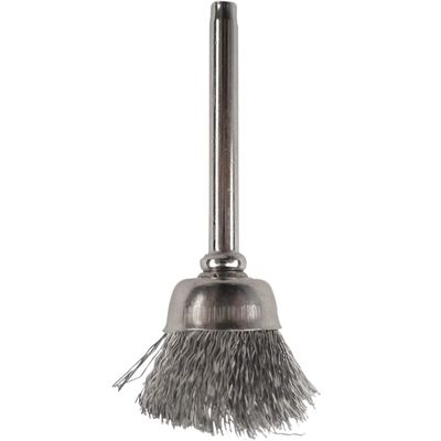 Mini Carbon Steel Brush 12.7mm Cup 3.2mm Shank