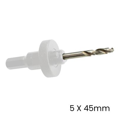 Arbor Drill Bit 5 X 45mm For Hss Hole Saw