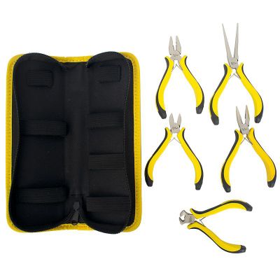 TORK CRAFT 5pc Mini Plier Set With Bag Micro