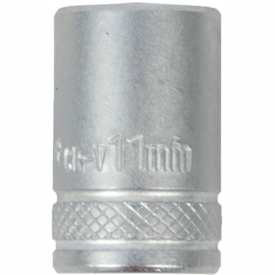 Socket 11mm 1/4' Drive Crv 12.