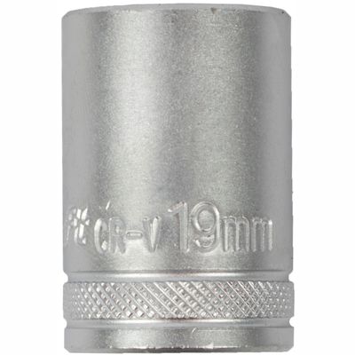 Socket 19mm X 25.8mm 1/2' Drive Crv 12 .