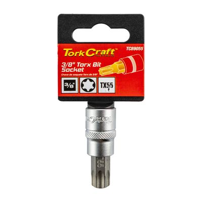 Socket Bit 3/8'dr Torx T55 S2