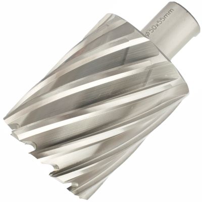 Annular Hole Cutter Hss 50 X 55mm Weld Shank 19.05mm