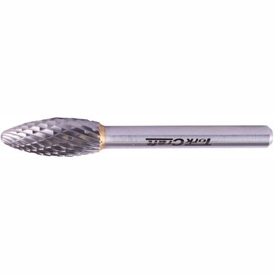 Rotary Burr Tungsten 10x25x6mm Round Point