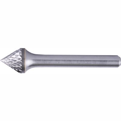 Rotary Burr Tungsten 12x10x6mm 60 Degree Cone
