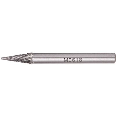 Rotary Burr Tungsten 6x18x6mm Conical Straight