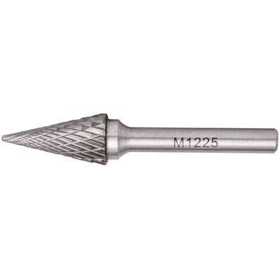 Rotary Burr Tungsten 12x25x6mm Conical Straight