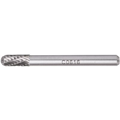 Rotary Burr Tungsten 6x16x6mm Rnd.point