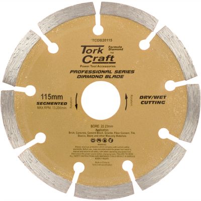 Diamond Blade 115mm Segmented Profesional