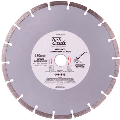 Diamond Blade Segm 230mm Reinforced Concrete