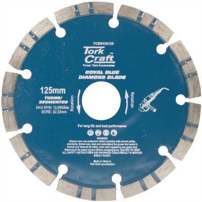 Diamond Blade 125 X 22.22mm Turbo/segm.laser