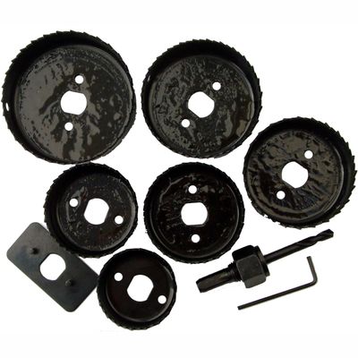 Downlighter Holesaw Set 6pce 51 60 64 72 75 86