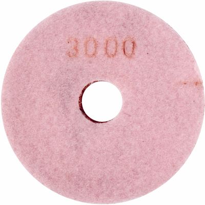100mm Diamond Wet Polishing Pad 3000 Grit Pink
