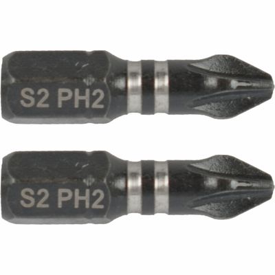 Impact Phil.2 X 25mm Ins.bit 2/card Ph2