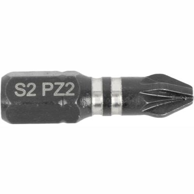 Impact Pozi.2 X 25mm Insert Bit Bulk Pz2