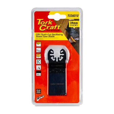 Quick Change Flush Cut Wood Saw Blade 34mm(1-5/16')14tpi Crv