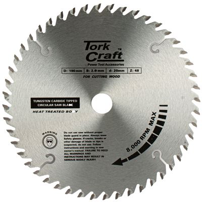 Blade Tct 190 X 48t 30/20/16 Tcg Positive Profesional Industrial