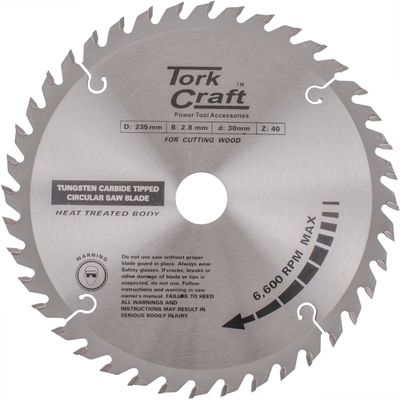Blade Tct 235 X 40t 30/25/16 Atb Positive Profesional Industrial